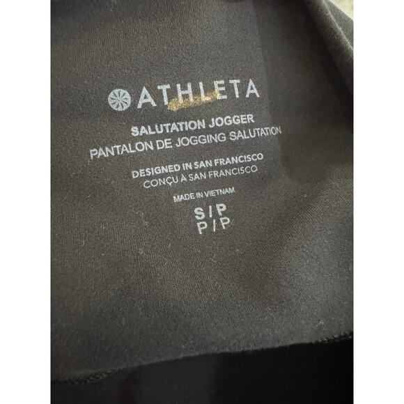 NWT Athleta Salutation Jogger in Powervita Black Small Petite - Picture 15 of 15
